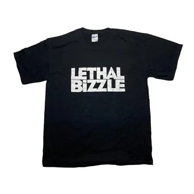 Buy Vtg Y2K Gildan Lethal Bizzle Big Graphic Print TShirt UK Large Preshrunk • 9.04£