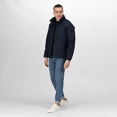 Buy Regatta Hudson Navy Men's Waterproof Fleece-lined Winter Jacket #TRA301 • 45.27£