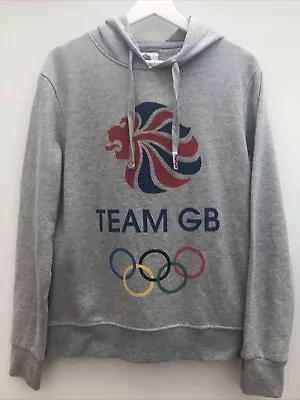 Buy TEAM GB Hoodie Grey Pullover Olympics Mens Medium M • 14.95£