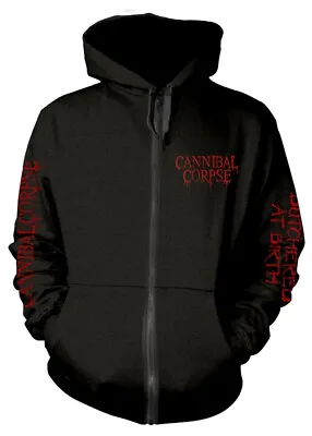 Buy Cannibal Corpse Butchered At Birth Explicit Black Zip Up Hoodie • 51.89£