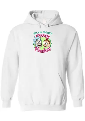 Buy Funny Rude Rick & Morty P***y Pounders Tv Hoodie Mens Womens Birthday Gift S M L • 19.99£