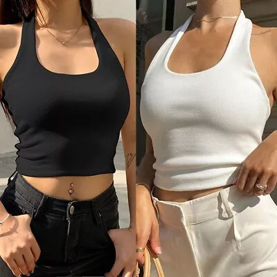 Buy Stylish Women's Backless Camisole Tank Crop Tops Stand Out With Confidence • 9.13£