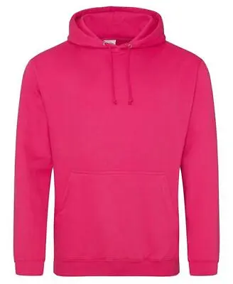 Buy AWDis College Hoodie Mens Plain Pullover Hooded Jumper Top Hoody Sweatshirt NEW • 15.99£