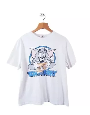 Buy Men’s T-Shirt, Size L Tom & Jerry, Good Condition  • 8.95£