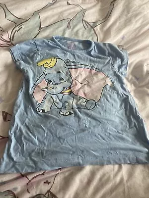 Buy Girls Disney Dumbo T-shirt Age 5-6 Primark • 0.99£