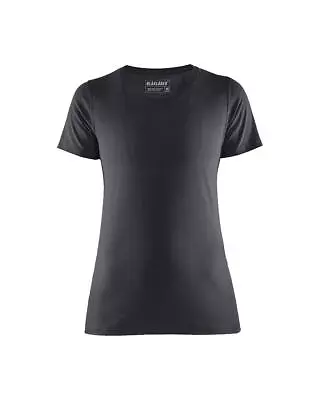Buy Blaklader Mid Grey Women's Cotton-mix Short-sleeve T-shirt #3334 • 13.50£