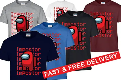 Buy IMPOSTOR Shirt, Among Us TShirt, Imposter Among Us Shirt, Lockdown Birthday Gift • 5.99£