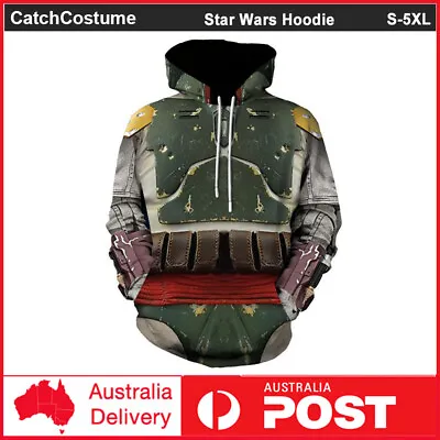 Buy Star Wars The Mandalorian Cosplay Hoodie Sweater 3D Print Pullover Casual Coat • 21.55£
