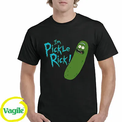Buy I'm Pickle Rick & Morty Short Sleeve Novelty T-Shirt Spoof American Anime Top • 8.54£