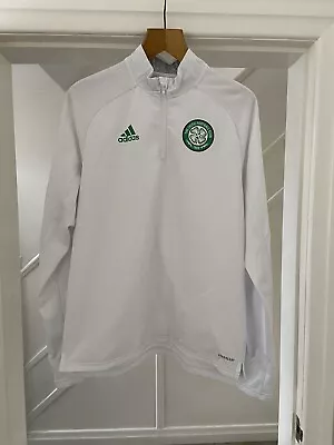 Buy Celtic FC White / Green / Gold Training Jacket 2020/21 Size (15-16Y) • 15£