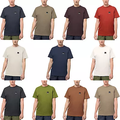 Buy Jack Wolfskin Mens 365 Casual Cotton Crew Neck Short Sleeve T-Shirt Top Tee • 18£