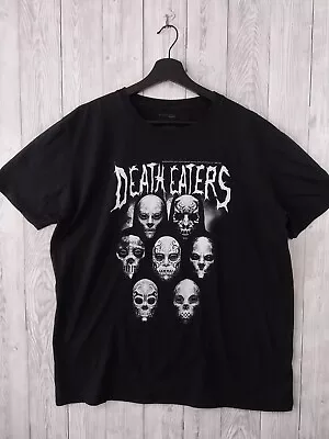 Buy Death Eater Bio World Graphic Print Black Short Sleeve T-Shirt Size Large • 10£