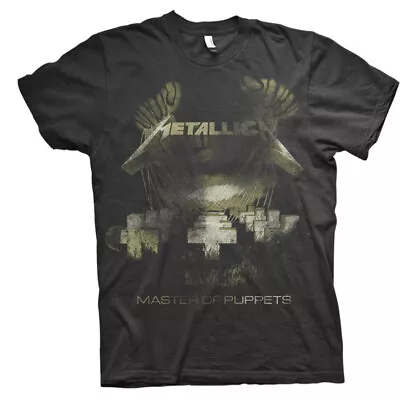 Buy Metallica Master Of Puppets Distressed Official Tee T-Shirt Mens • 17.13£