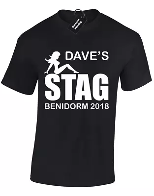 Buy Mens Stag Do T-shirts Personalised Stag T Shirt Customised Stag Night Top (d1) • 9.99£