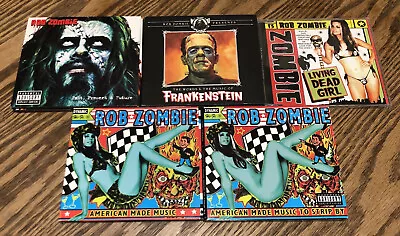 Buy White Zombie And Rob Zombie - Shirt, CD's, Figure, VINTAGE LOT! RARE! • 94.71£