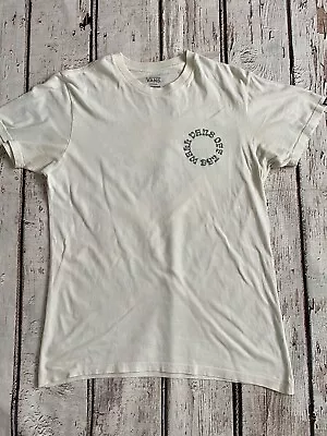 Buy Vans Mens White T-shirt Size Medium • 7.99£