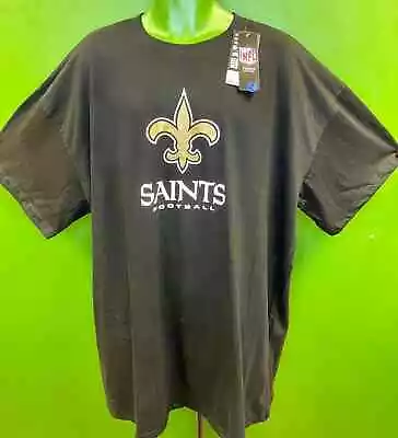 Buy NFL New Orleans Saints Majestic Black T-Shirt Men's 4X-Large NWT • 18.74£