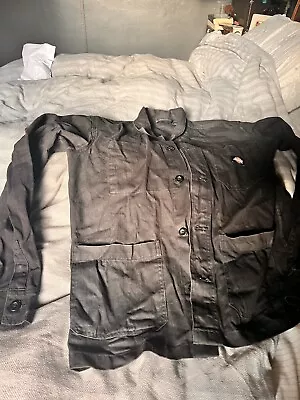 Buy Dickies Workwear Chore Jacket Black Medium • 20£