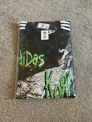 Buy Adidas X Korn Long Sleeve Top Tee T-Shirt Black White Green Brown - XL • 149.99£