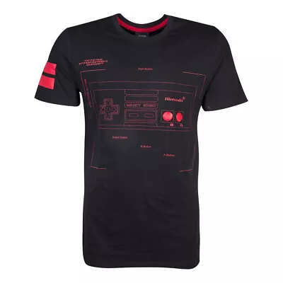 Buy Nintendo Nes Controller Super Power T Shirt • 10.55£