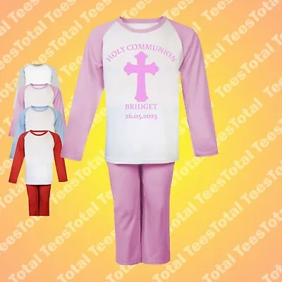 Buy Personalised Holy Communion Pyjamas Custom Girls Boys Pyjamas Gifts  • 17.99£
