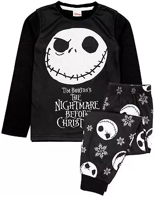 Buy Disney The Nightmare Before Christmas Long Sleeve Long Leg Pyjama Set (Boys) • 16.99£