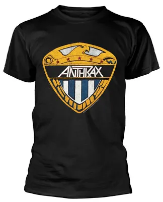 Buy Anthrax Eagle Shield Black T-Shirt OFFICIAL • 14.89£