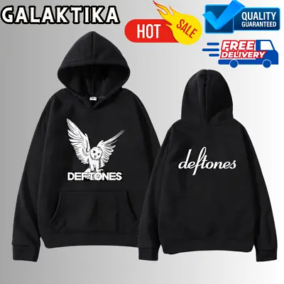 Buy Deftones Around The Fur Tour Band Hoodie | Punk Rock Sweatshirt Men's Steetwear • 17.99£