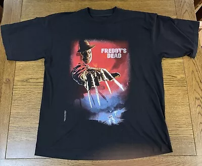 Buy Nightmare On Elm Street Rare T-shirt Size Large 1997 • 180£