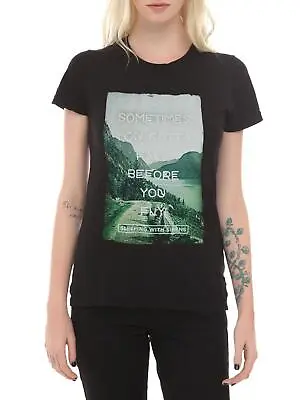 Buy Sleeping With Sirens Juniors Fall Before Fly Lyric Black T-Shirt New XS-3XL • 9.46£