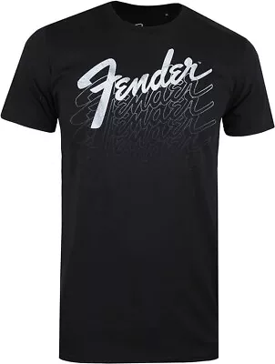 Buy Cotton Soul Fender Fade, Unisex T Shirt, Black Brand New • 14.95£