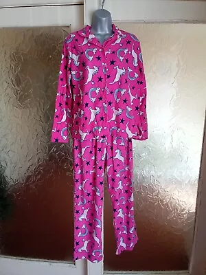 Buy Unicorn And Rainbows Pyjamas Bnwot Size 10/12 • 6£