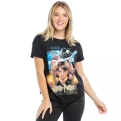 Buy Harry Potter Womens T-shirt Movie Poster Top Tee S-XL Official • 13.99£