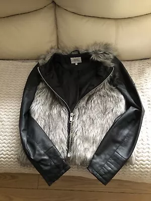 Buy Womens Faux Fur Biker Style Jacket. • 14.95£