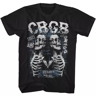 Buy CBGB - Skeletons - Short Sleeve - Adult - T-Shirt • 83.52£