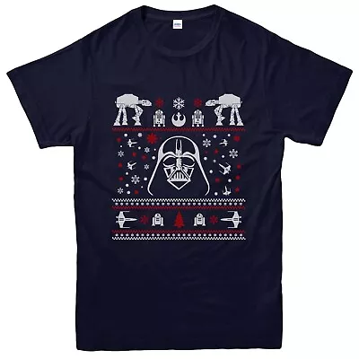 Buy Darth Vader Christmas Xmas Secret Santa Funny Fume Movie Star Wars T Shirt • 8.99£