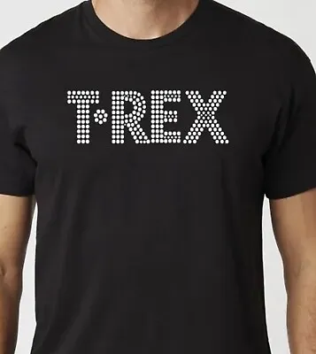 Buy T REX T Shirt Marc Bolan Glam Band Retro Cool Mens Black Rock Merch NEW UK • 12.99£