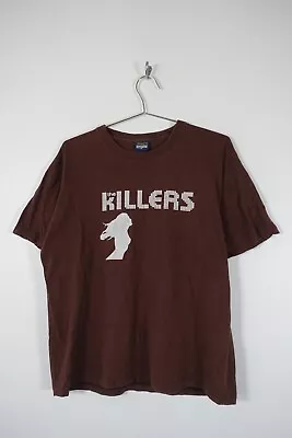 Buy Vintage The Killers 2005 NME Awards Tour Graphic T Shirt Brown Medium Mens • 37.99£