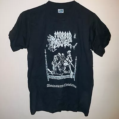 Buy MORBID ANGEL T-shirt Medium M Death Metal Band Abominations Of Desolation Thessh • 15.79£
