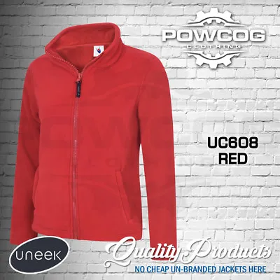 Buy Uneek Ladies Classic Full Zip Micro Outdoor Casual Winter Fleece Jacket UC608 • 12.95£