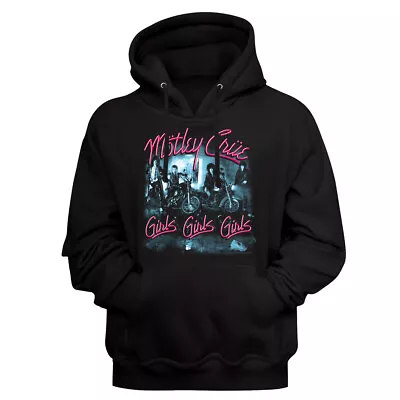 Buy Motley Crue Girls Album Cover Men's Pullover Hoodie Metal Music • 61.36£