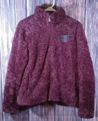 Buy Pendleton Womens Sherpa Fleece Jacket Size Medium Full Zip Winter • 7.58£