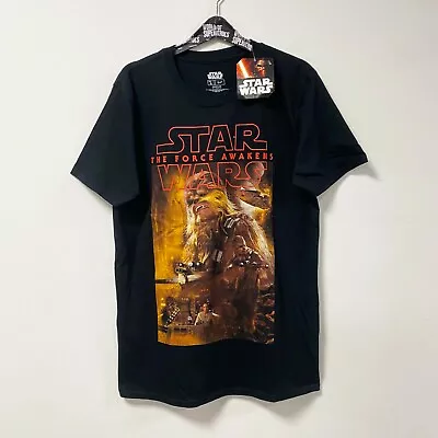 Buy Deadstock Brand New Licenced Star Wars Chewbacca 'The Force Awakens' T-Shirt • 9£