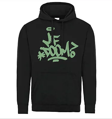 Buy MF Doom Mint Green Tag Hip Hop Hoody Black • 28.49£