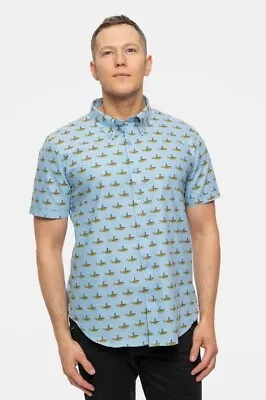 Buy The Beatles Yellow Submarine T Shirt Mens Cotton Casual Short Sleeve Polo Shirt • 29.97£