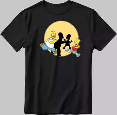 Buy The Simpsons Funny Poster Short Sleeve White-Black Men's / Women's T Shirt N586 • 11£