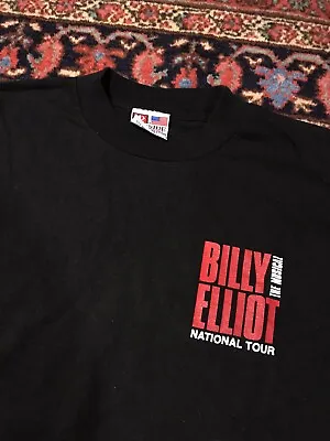 Buy Vintage T Shirt Billy Elliot The Musical National Tour Black Concert Movie Promo • 12.37£