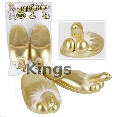 Buy Naughty Rude Willy Willie Slippers Adult Novelty Fun Soft Fluffy Gift Stag Hen  • 14.98£