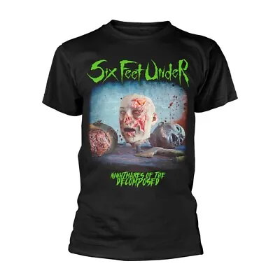 Buy Six Feet Under 'Nightmares Of The Decomposed' T Shirt - NEW • 15.49£