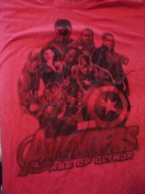 Buy Awesome Avengers Age Of Ultron T-Shirt, Size XL, Nice Condition! Marvel Comics • 10.41£
